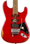EVH Frankie Series Relic Guitar Red with Gig Bag Body View